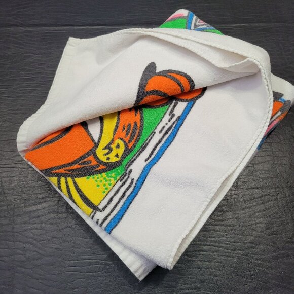1978 Garfield The Cat Big Kahuna Beach Bath Towel Surf Cartoon‎ Vtg - Picture 6 of 16